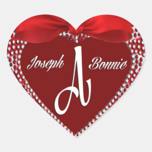 Personalise Wedding Stickers - Joe & Bonnie