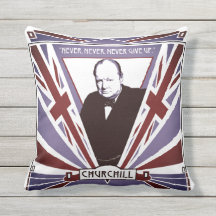 Personalise Winston Churchill Art Deco Union Jack