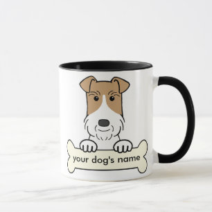 Personalise Wire Fox Terrier Mug
