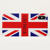 Personalise with a Name British National Flag Case-Mate iPhone Case (Back (Horizontal))