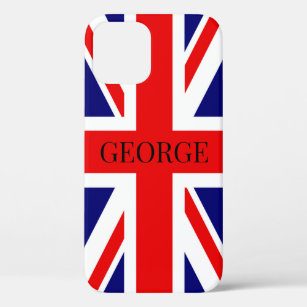 Personalise with a Name British National Flag iPhone 12 Pro Case