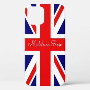 Personalise with a Name British National Flag iPhone 12 Pro Case