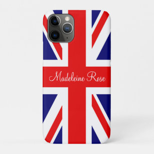 Personalise with Name British National Flag Case-Mate iPhone Case