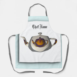Personalise With Name Double Teapot Apron