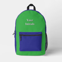 Personalise With Your Initials Blue + Green