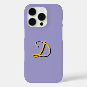 Personalise With Your Monogram Lavender  iPhone 16 Pro Case