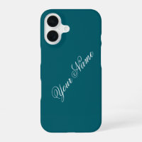 Personalise With Your Name Teal