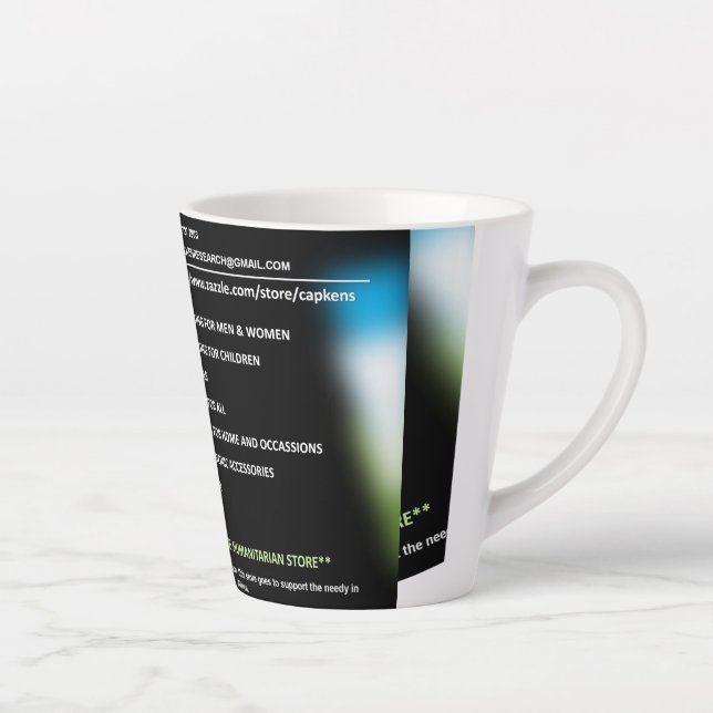 Personalise With Your Own Image Quality Durable Latte Mug (Right)