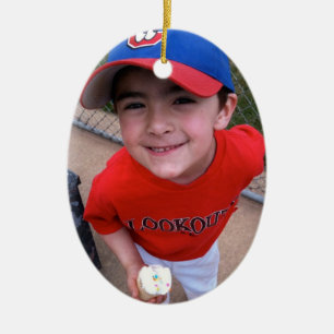 Personalise with Your Photos/Text Ceramic Ornament