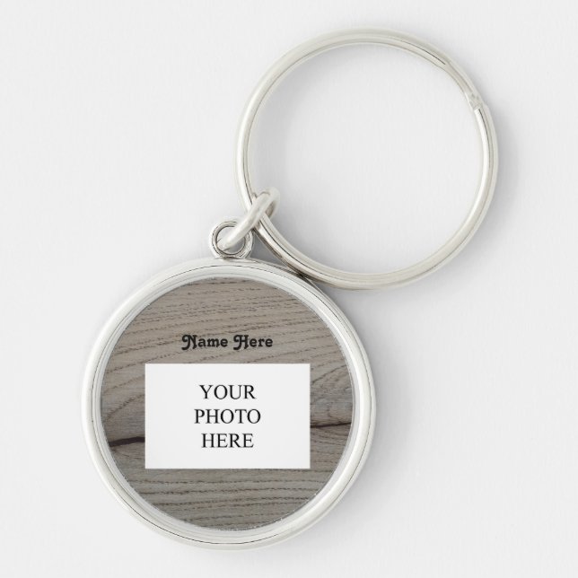 Personalise Wooden Key Ring (Front)