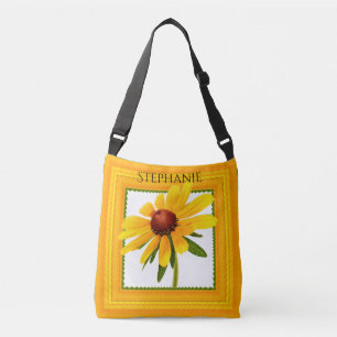 Personalise: Yellow Black-Eyed Susan Photography Crossbody Bag