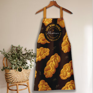 Personalise You Own Challah Pattern Baker's  Apron