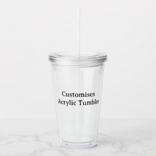 Personalise Your Acrylic Tumbler