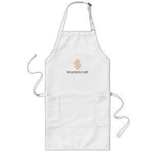 personalise your brand with logo long apron