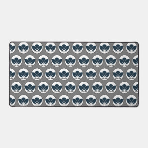 Personalise Your Desk: Grey Custom Logo Desk Mat