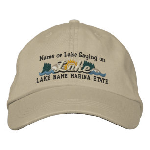 Personalise Your Embroidery Name LAKE or LAKE Name Embroidered Hat