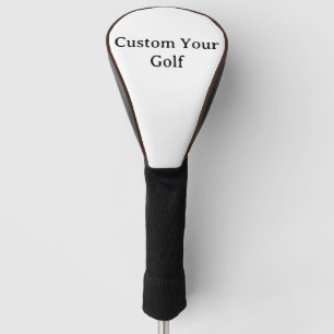 Personalise Your Golf Driver Cover Brown