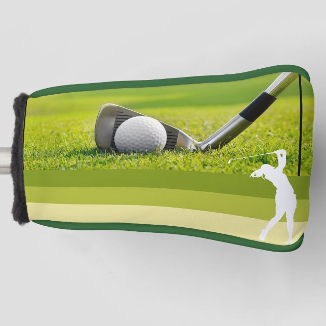 Personalise Your Golf Game with Our Putter  Golf Head Cover (Front)