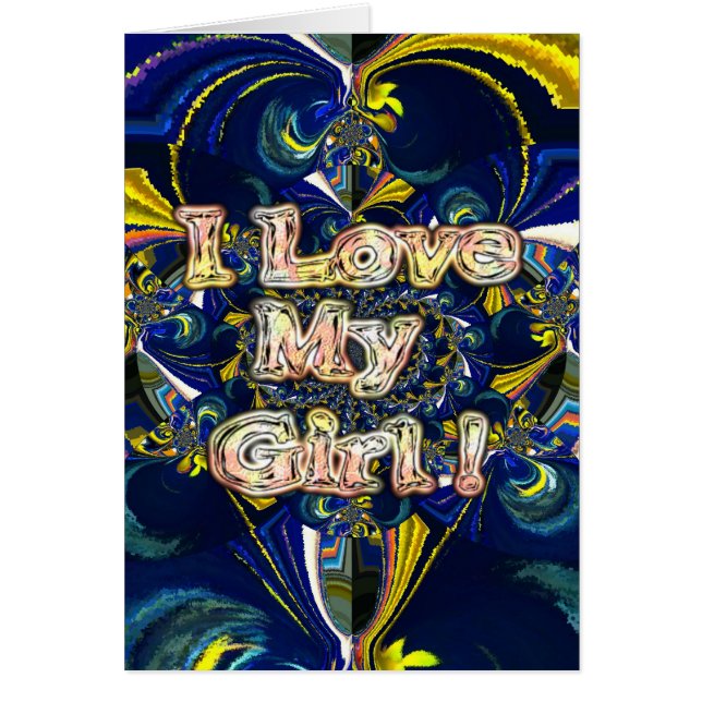 Personalise Your Love Infinity: I Love my Girl (Front)