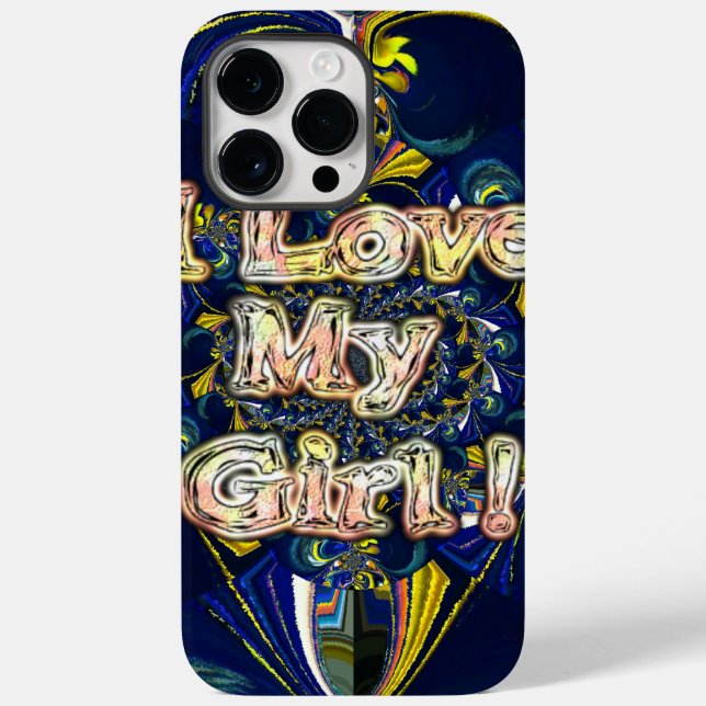 Personalise Your Love Infinity: I Love my Girl Case-Mate iPhone Case (Back)
