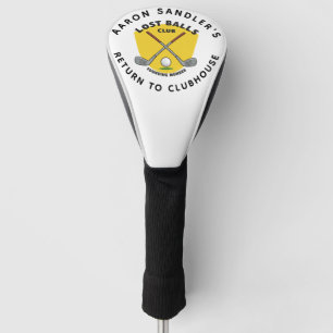Personalise Your Name Lost Balls Club Humour Golf Head Cover