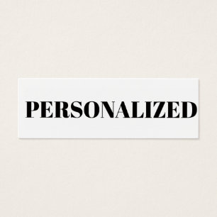 Personalise Your Own