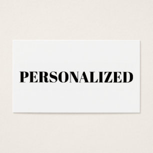 Personalise Your Own