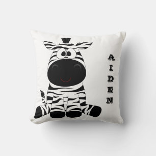 Personalise Your Own Baby Zebra Cushion