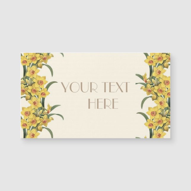 Personalise Your Own Business Card Magnet (Front)