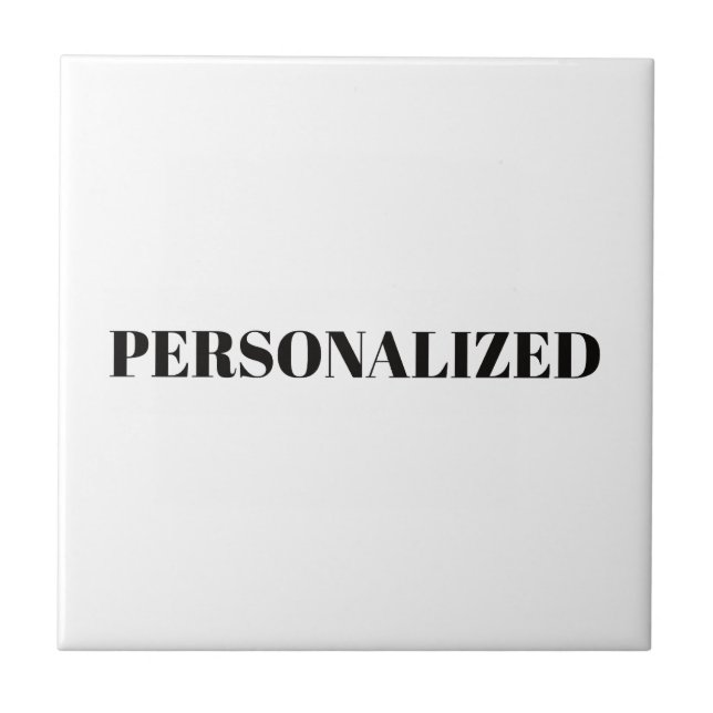 Personalise Your Own Ceramic Tile (Front)