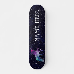 Personalise Your Own Colourful Magical Unicorn Skateboard