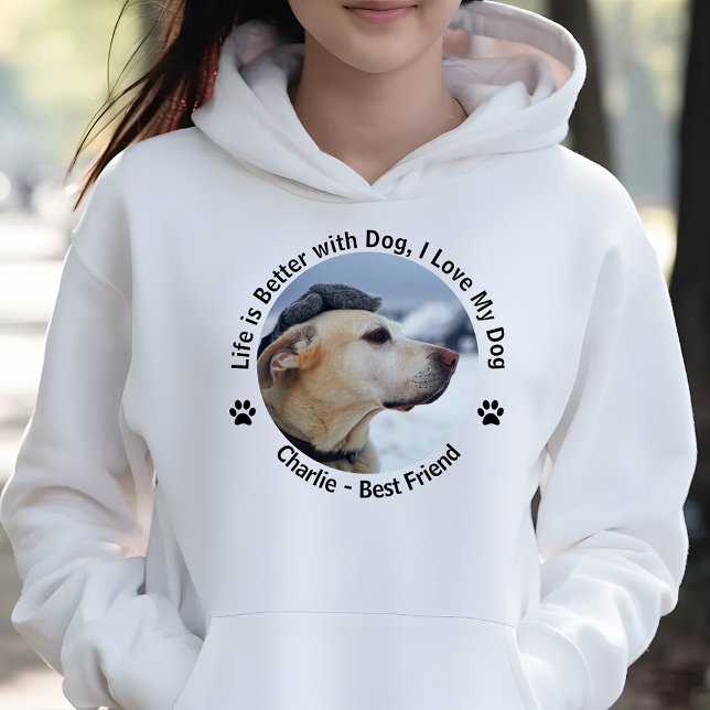 Personalise Your Own Custom Made Design Pet Photo  Hoodie (Creator Uploaded)