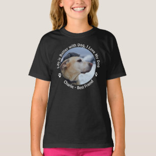 Personalise Your Own Custom Made Design Pet Photo T-Shirt