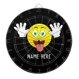 Personalise Your Own Funny Emoji Dartboard