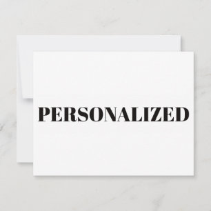 Personalise Your Own Invitation