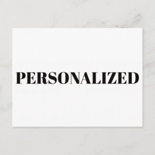 Personalise Your Own Invitation Postcard