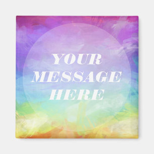 Personalise your own Rainbow   Magnet
