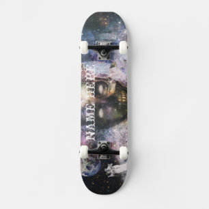 Personalise Your Own Skull Universe Skateboard