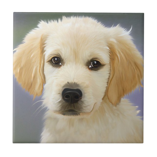 Personalise Your Pet Ceramic Tile (Front)