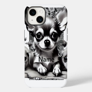 Personalise your photo with this puppy iPhone 14 case
