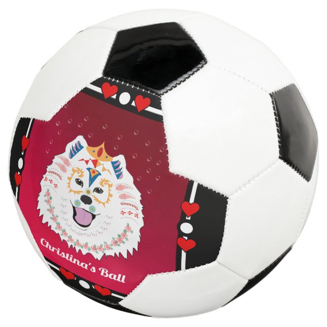 Personalise Your  Soccer Ball; Kid-Friendly  Sammy Soccer Ball (Three Quarter)