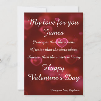 Personalise Your very Own Valentines Day Card