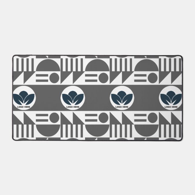 Personalise Your Workspace: Bauhaus Custom Logo Desk Mat (Front)