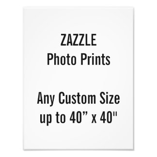Personalised 10” x 13" Photo Print, or custom size