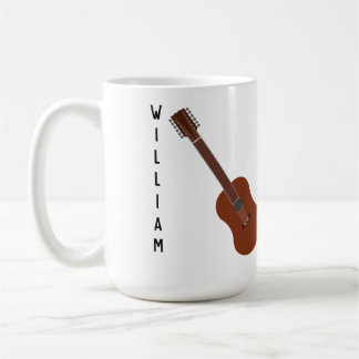 Personalised 12-String Acoustic Guitar Mug