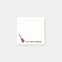 Personalised 12-String Guitar Post-It Notes