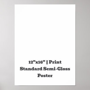 Personalised 12"x16" Standard Semi-Gloss Poster