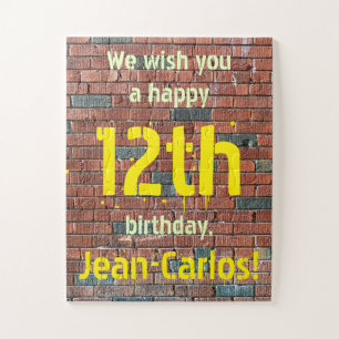 Personalised 12th Birthday Puzzle