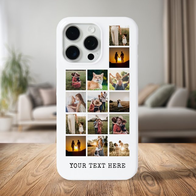 Personalised 14 Photo Collage Case-Mate iPhone Case (Creator Uploaded)
