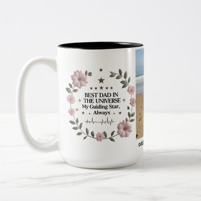 Personalised 15 oz Two-Tone Mug (Left)
